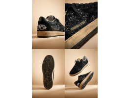 Ball-Star Wmns Black Glitter