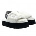 Disco Slide Sandal - White