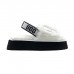 Disco Slide Sandal - White
