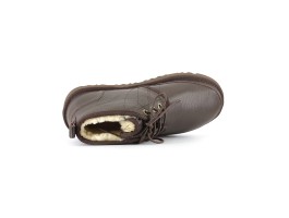 Женские Ботинки Neumel - Шоколадные Кожаные