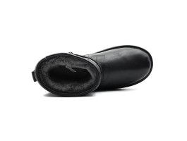 Угги Classic Mini Leather - Black