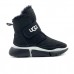 Женские кроссовки UGG на шнурках Sneakers - Black