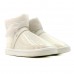 Clear Quilty Boot - White