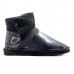 Clear Quilty Boot - Black