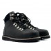 Мужские ботинки на шнуровке с мехом Capulin - Черные
