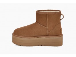 Mini Platform Boot - Chestnut