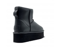Mini Platform Boot - Ultra Matte Black