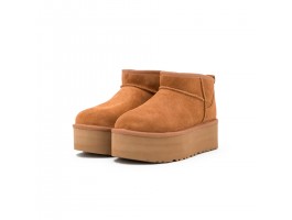 Ultra Mini Platform Boot - Chestnut