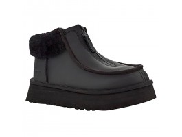 Funkette Platform Boots Leather - Black