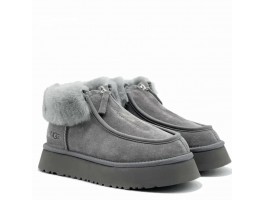 Funkette Platform Boots - Grey