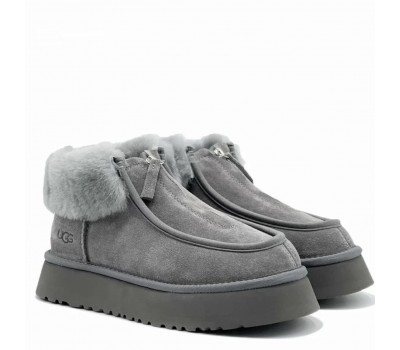Funkette Platform Boots - Grey