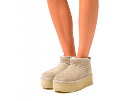 Ultra Mini Platform Boot - Sand