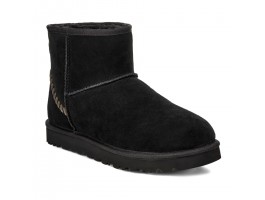 Classic Mini Deco Suede Boot - Black