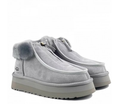 Funkette Platform Boots - Grey Violet