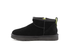 Ultra Mini Zip Boot - Black / Pearfect