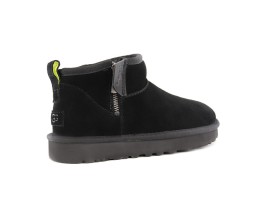 Ultra Mini Zip Boot - Black / Pearfect