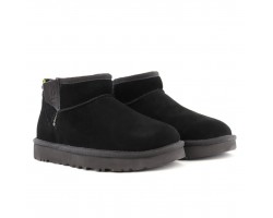 Ultra Mini Zip Boot - Black / Pearfect