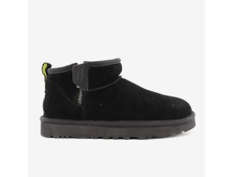 Ultra Mini Zip Boot - Black / Pearfect