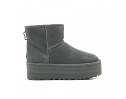 Mini Platform Boot - Grey