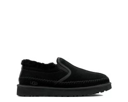 Stitch Slip On Black