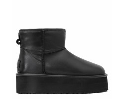 Mini Platform Boot - Matte Black