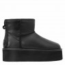 Mini Platform Boot - Matte Black