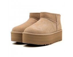 Ultra Mini Platform Boot - Sand