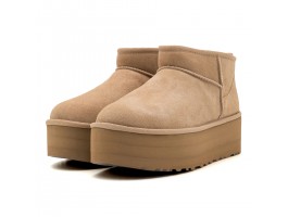 Ultra Mini Platform Boot - Sand