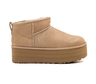 Ultra Mini Platform Boot - Sand