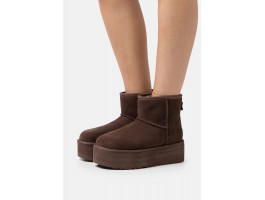 Mini Platform Boot - Burnt Cedar