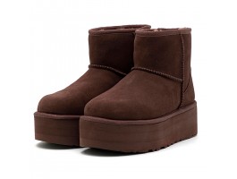 Mini Platform Boot - Burnt Cedar