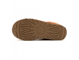 Ultra Mini Maxi Curly Boot - Chestnut