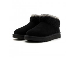 Ultra Mini Maxi Curly Boot - Black