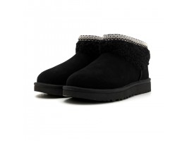 Ultra Mini Maxi Curly Boot - Black