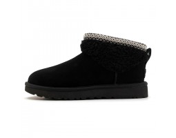 Ultra Mini Maxi Curly Boot - Black