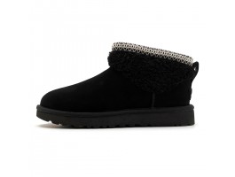 Ultra Mini Maxi Curly Boot - Black