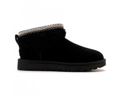 Ultra Mini Maxi Curly Boot - Black