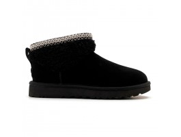 Ultra Mini Maxi Curly Boot - Black