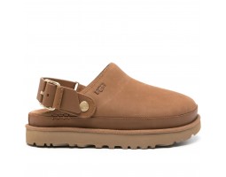 Summer Goldenstar Villa Clog Nubuck - Chestnut