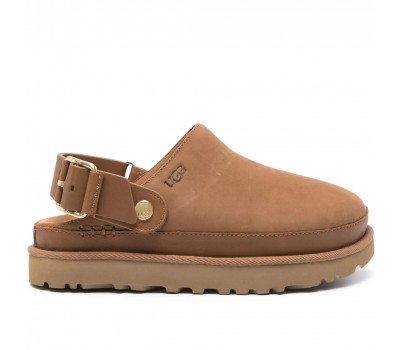 Summer Goldenstar Villa Clog Nubuck - Chestnut