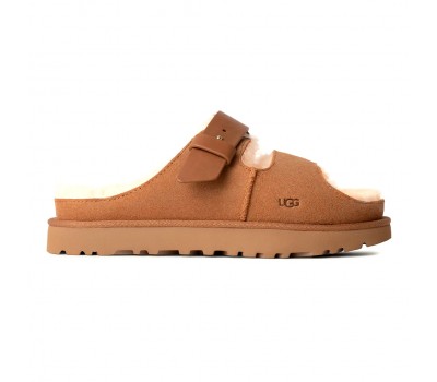 Greenport Strap Slide - Chestnut