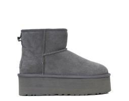 Mini Platform Boot - Grey