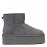 Mini Platform Boot - Grey