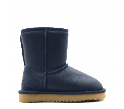 Угги Детские Обливные Синие