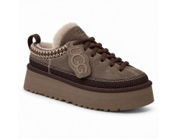 Heritage Lace-Up Slipper Hickory