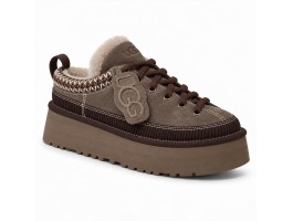 Heritage Lace-Up Slipper Hickory