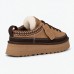 Heritage Lace-Up Slipper Chestnut