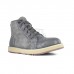 Женские ботинки на шнуровке с мехом Navajo - Grey