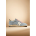 Golden Goose in Powder-Blue Suede with Cream-Colored Leather Star