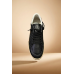 Golden Goose Ball Star in Black Nappa With Black Glitter Star and Suede Heel Tab Golden Goose Ball Star in Black Nappa With Black Glitter Star and Suede Heel Tab